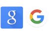 Google G logos old (left) and new (right), side-by-side