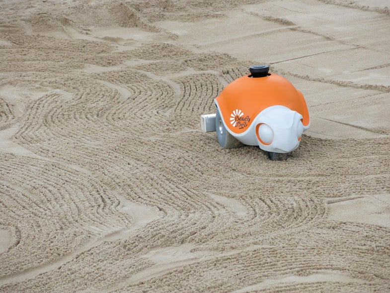 Disney Creates Beach-Dwelling Robot That Draws Adorable Cartoons In Sand