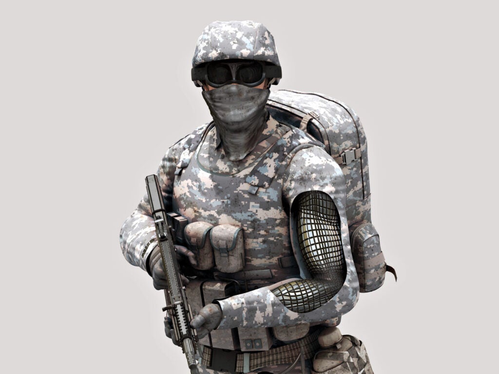 Exoskeletons, self-guided bullets, and other enhancements will make soldiers better equipped to fight the wars of the future. [<a href="https://www.popsci.com/future-war-enhanced-soldier/">Read the full story</a>]