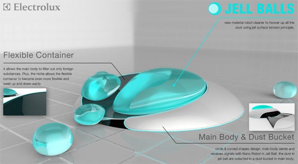 Gel-Based Super-Roomba Concept Is Improbable And Amazing