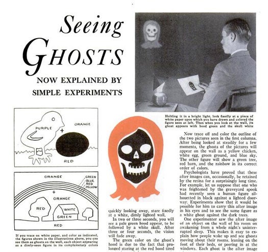 Seeing Ghosts: November 1931