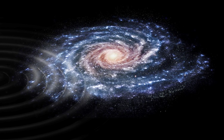 A tiny galaxy almost collided with the Milky Way and astronomers can see the effects