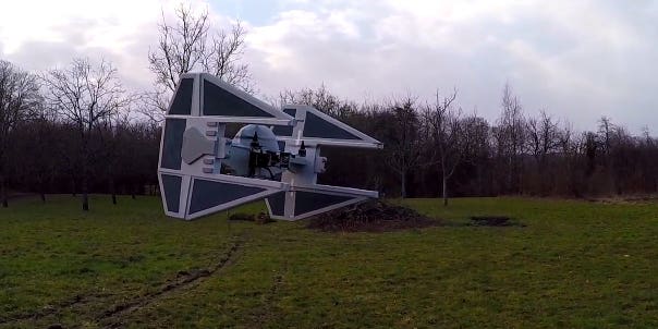 Watch A Homemade TIE Fighter Drone Fly [Video]