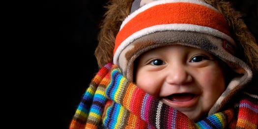 Babies Display Schadenfreude Toward People Who Are Different