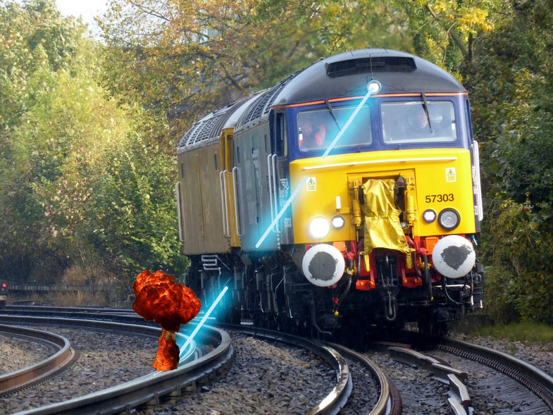 Trains Could Use Lasers To Blast Leaves Off Track