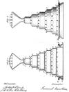 Patent Drawing for a Flower Stand