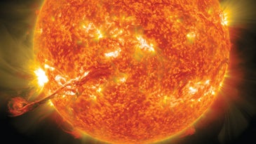 Megapixels: A 1-Billion-Ton Plasma Explosion On The Sun's Surface