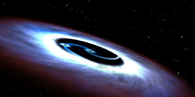 Scientists Find A Double Black Hole Inside A Nearby Quasar