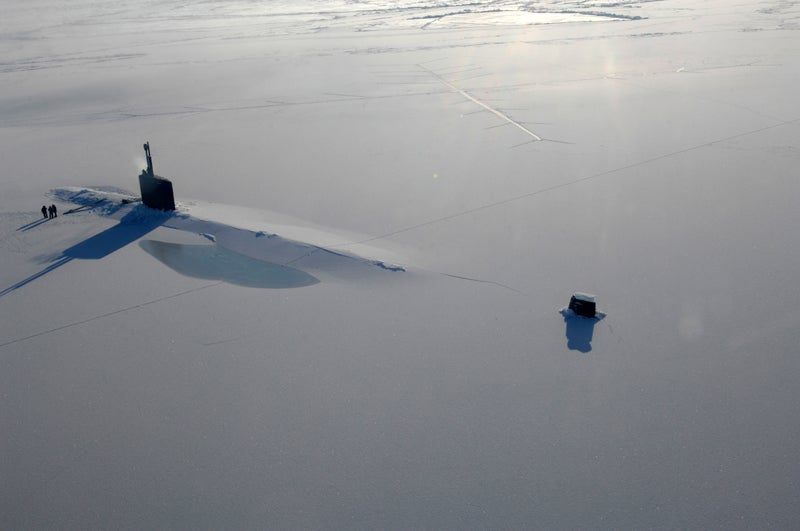 USS Annapolis Breaks the Ice