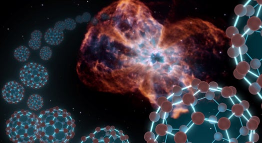 Spitzer Telescope Finds First-Ever Buckyballs in Space