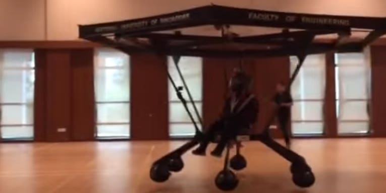 Watch A Personal Flying Machine Built By Students Take Off