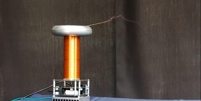 Video: Making Music On A Tiny Tesla Coil