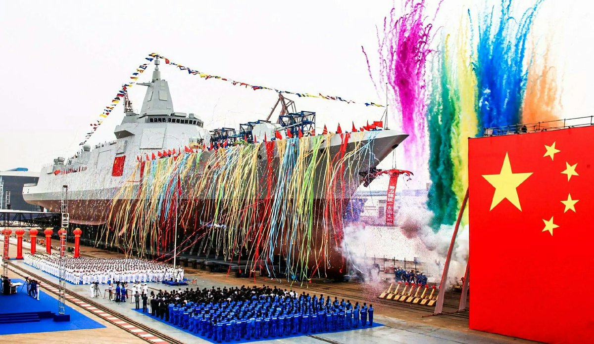 China launches Asia’s biggest post-WWII warship