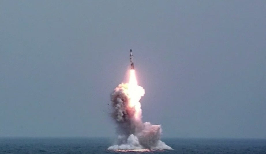 North Korean Missile Clears The Sea