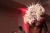 The headdress was the finale piece, and with good reason. Everyone's jaws dropped and cameras were raised once the model stepped onto the runway.