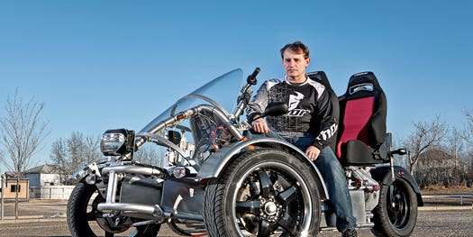 You Built What?!: A Street-Legal Three-Wheeler That Runs on Nearly 2,000 Batteries