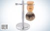 Fento Badger Hair Shaving Brush and Chrome Razor Stand Shaving Set