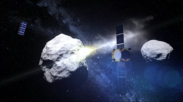 ESA's AIM watches NASA's DART Crash Into Didymoon