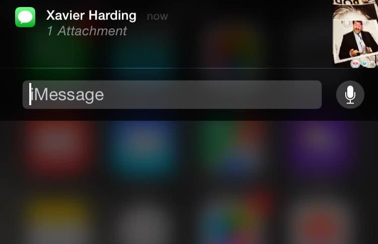 iOS 9 will allow quick reply from more apps than just the default messaging application
