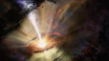 It’s Raining Frigid Gas At This Giant Black Hole