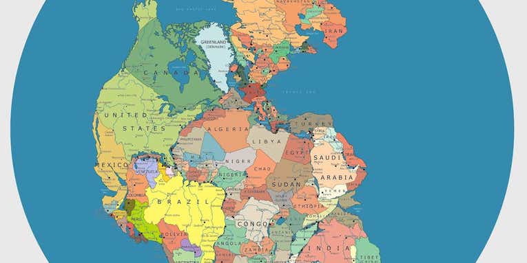 What Pangaea Would Look Like With Today’s Political Boundaries [Infographic]