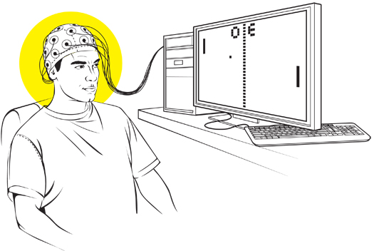 A Brainwave-Controlled Version of “Pong”