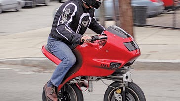Reinvention of the Month: An Electric Unicycle Transforms Into a Safer Two-Wheeler