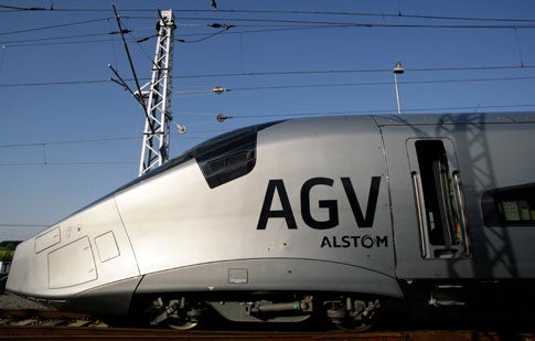 In France's new AGV train, each car is powered by its own magnetic motor, freeing up the front and back cars to carry passengers instead of engines