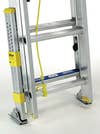 This extension ladder features the first factory-installed leg-leveling device, which compensates for up to eight inches of elevation change between the two sides. Werner Equalizer $250; <a href="http://wernerladder.com">wernerladder.com</a>