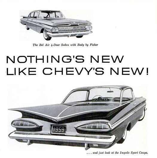 '59 Chevrolet: November 1958