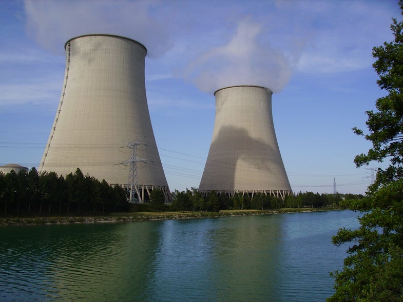 Nuclear power plant in Nogent sur Seine, France