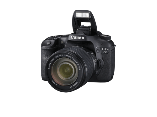 The EOS 7D with EF-S 15-85mm Built-in Flash