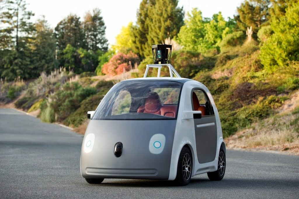 Google self-driving car prototype
