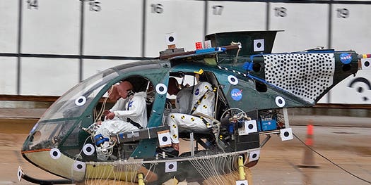 Video: NASA Drops A Helicopter From Midair to Test New Anti-Crash Tech