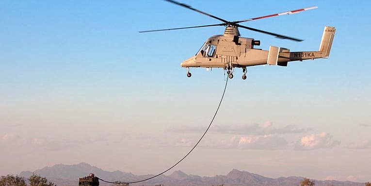 Marines in Afghanistan Execute the World’s First Cargo Resupply with an Unmanned Helicopter