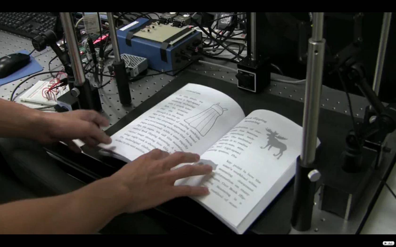 Video: Fastest Book Scanner Ever Captures Flipping Pages with High-Speed Camera