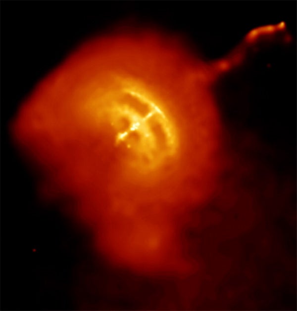 The association of the Vela pulsar with the Vela Supernova Remnant was direct observational proof that supernovae form neutron stars. Pulsed gamma rays from this star have a period of 89 milliseconds.