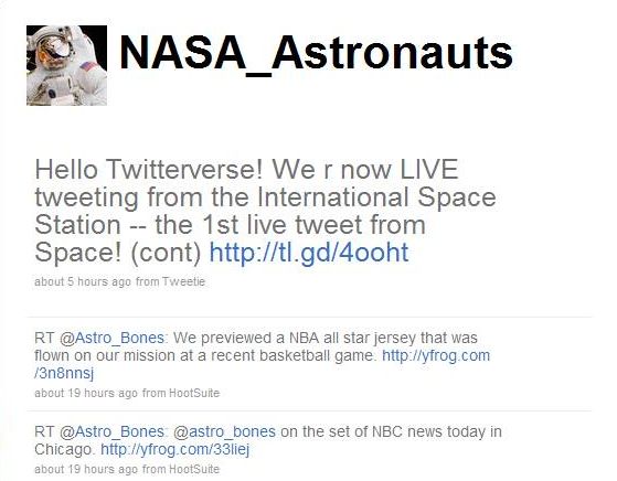 Astronauts Finally Get Internet Access on Space Station, Send First Tweet From Space
