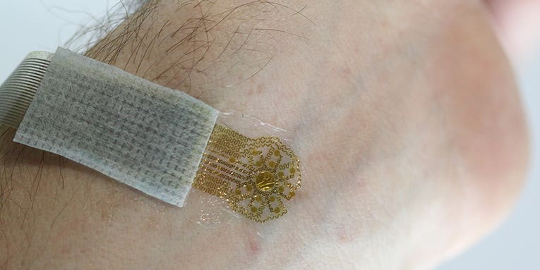 This Flexible Sensor Sticks To Your Skin And Measures Your Blood Flow