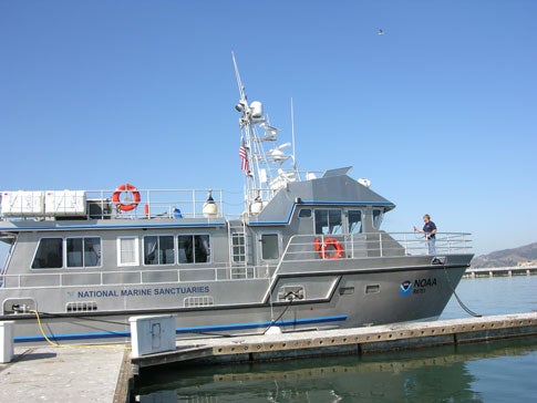 In order to verify measurements or observations made underwater, the Research Vessel (R/V) Fulmar is being used to "groundtruth" the images that were obtained remotely by other research vessels.