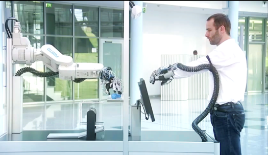 Video: A 3-D Printed Exoskeletal Glove Gives Precision Control of a Super-Strong Robot Arm