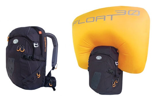 Avalanches can be scary, but staying on top of a slide increases your chances of survival by reducing trauma and burial depth. Avalanche airbags aren't a new idea (Europe has been making them for a while now), but Colorado-based Backcountry Access has perfected it for the mass market with their new Float 30 pack. A ripcord on the Float 30's shoulder strap engages a carbon-dioxide-powered system (see video <a href="http://http://www.youtube.com/watch?v=TfD0SXKapf0&amp;feature=player_embedded">here</a>), inflating a 150-liter airbag to give you more flotation and neck support during the tumble and making you more visible. The idea being that if rescuers can more easily spot the inflated bag, getting you out will be that much quicker. <a href="http://backcountryaccess.com">backcountryaccess.com</a>