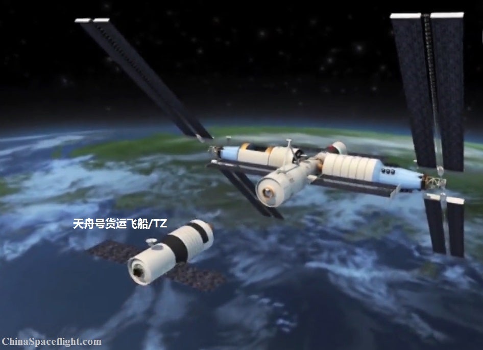 Tiangong 3 Space Telescope Tianzhou
