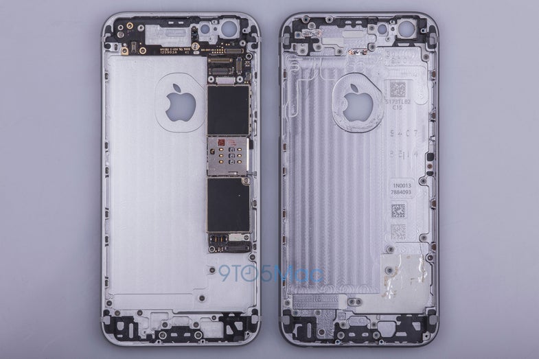 A leaked image of the iPhone 6S.