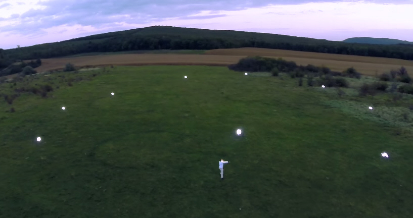 Watch A Man In A Light-Up Suit Dance With Drones [Video]