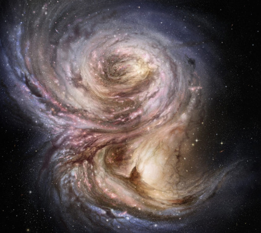 Bending Gravity, Researchers Capture Star-Birthing Region 10 Billion Light Years Away