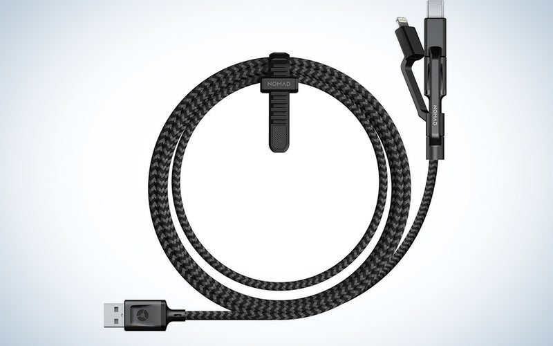 Nomad rugged multi-tip charging cable