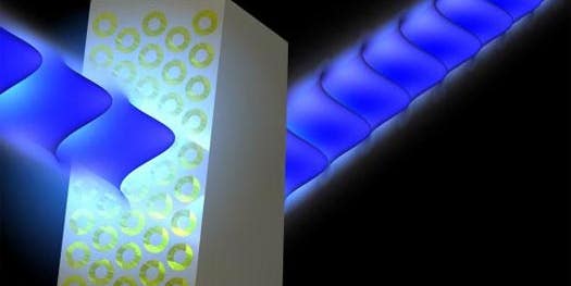 New Metamaterial First to Bend Light in the Visible Spectrum
