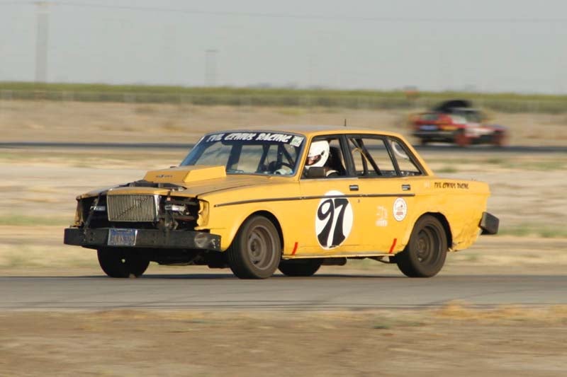 Last summer, Dave's Mustard Yellow Volvo Doing 45 In The Fast Lane <a href="http://jalopnik.com/5340526/the-top-95-lemons-of-the-buttonwillow-histrionics-24-hours-of-lemons">won the Buttonwillow Histrionics 24 Hours of LeMons</a>, beating 94 other entrants. That car, a 1984 Volvo DL with the V8 engine and 5-speed manual transmission from an '86 Ford Mustang GT taking the place of the original Volvo four-banger, was a good example of the way hot rodders approach a challenge: find a solid car with good brakes and sophisticated suspension... and then drop in the most powerful engine you can find for nickels and dimes (it didn't hurt that the team also boasted a driver roster stacked with some of the top <a href="http://en.wikipedia.org/wiki/Spec_Miata">Spec Miata</a> drivers on the West Coast).