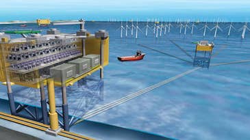 Hundreds of Miles of Wind Farms, Networked Under the Sea